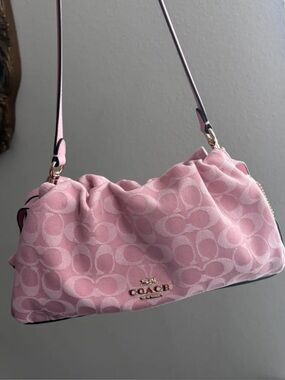 Coach FAYE🎀 Pink Denim